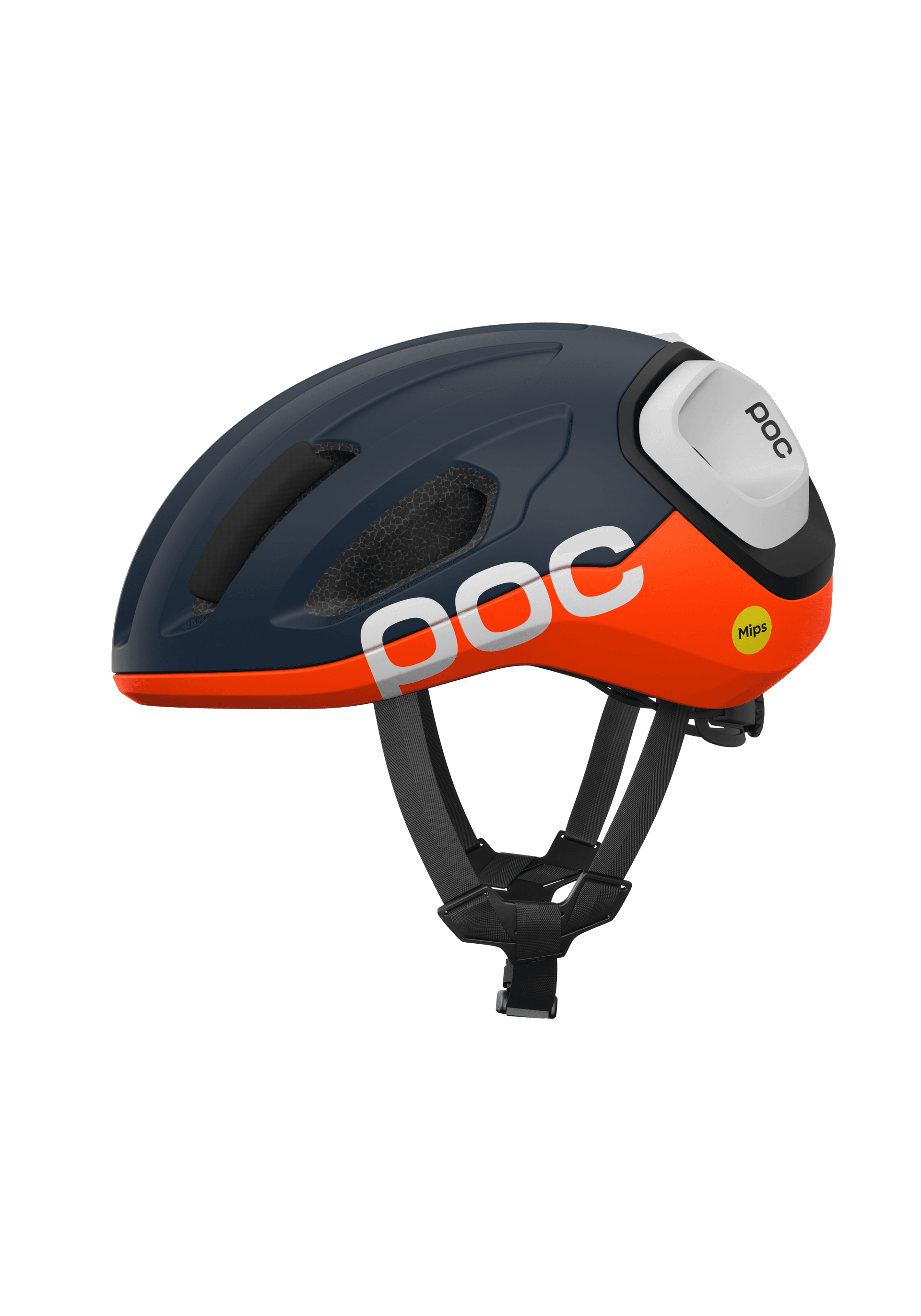 POC Amidal cycling helmet - Apatite Navy Matt/Fluo.Orange Matt/Hydrogen White Matt