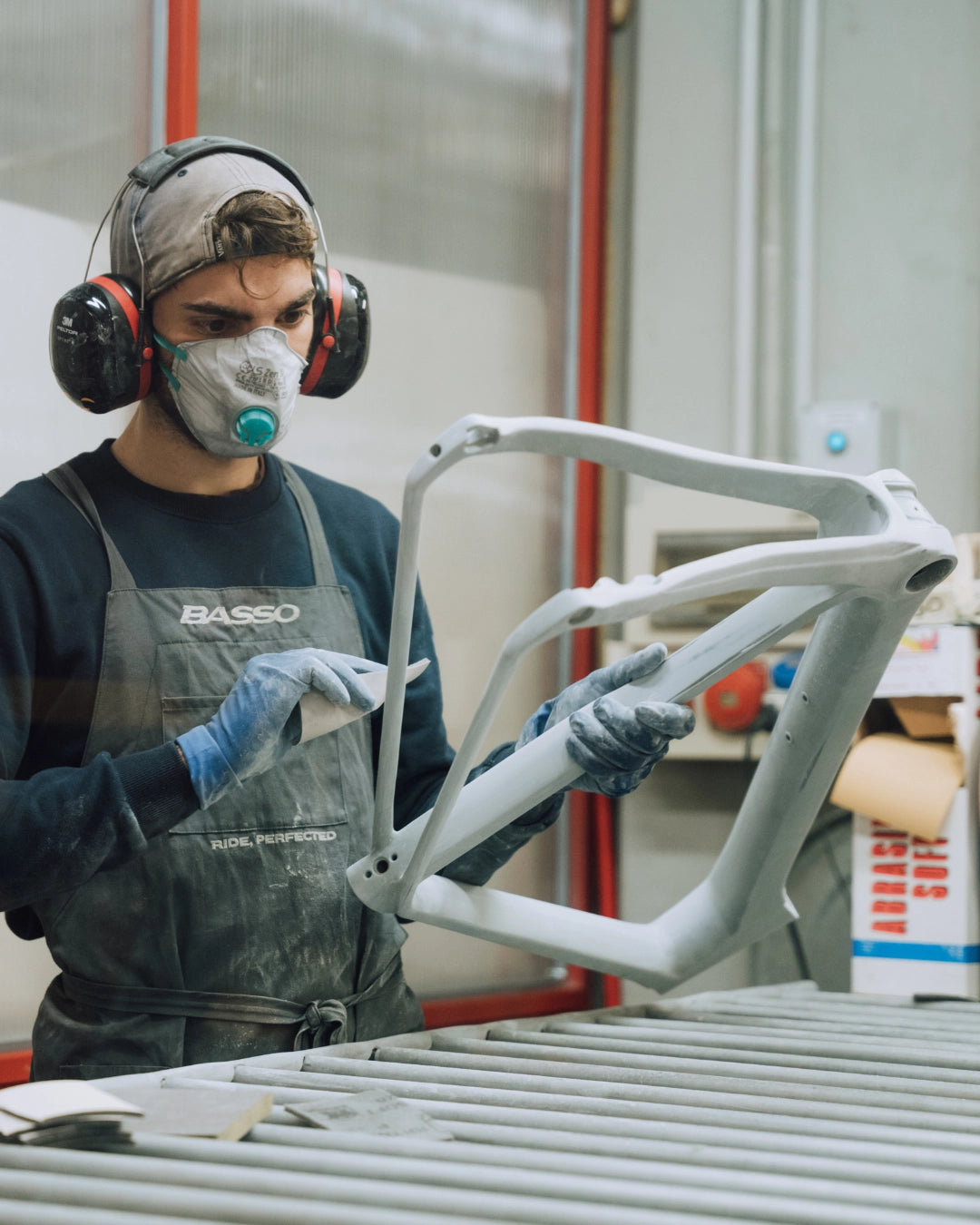 Hands at work in the Basso workshop