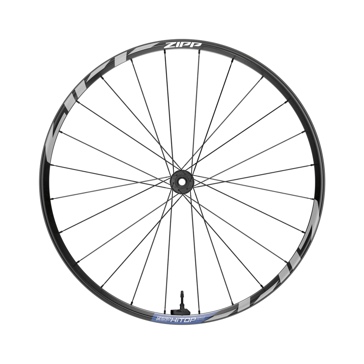Zipp 1ZERO HITOP SW Carbon Mountain Wheels — Front-Blue