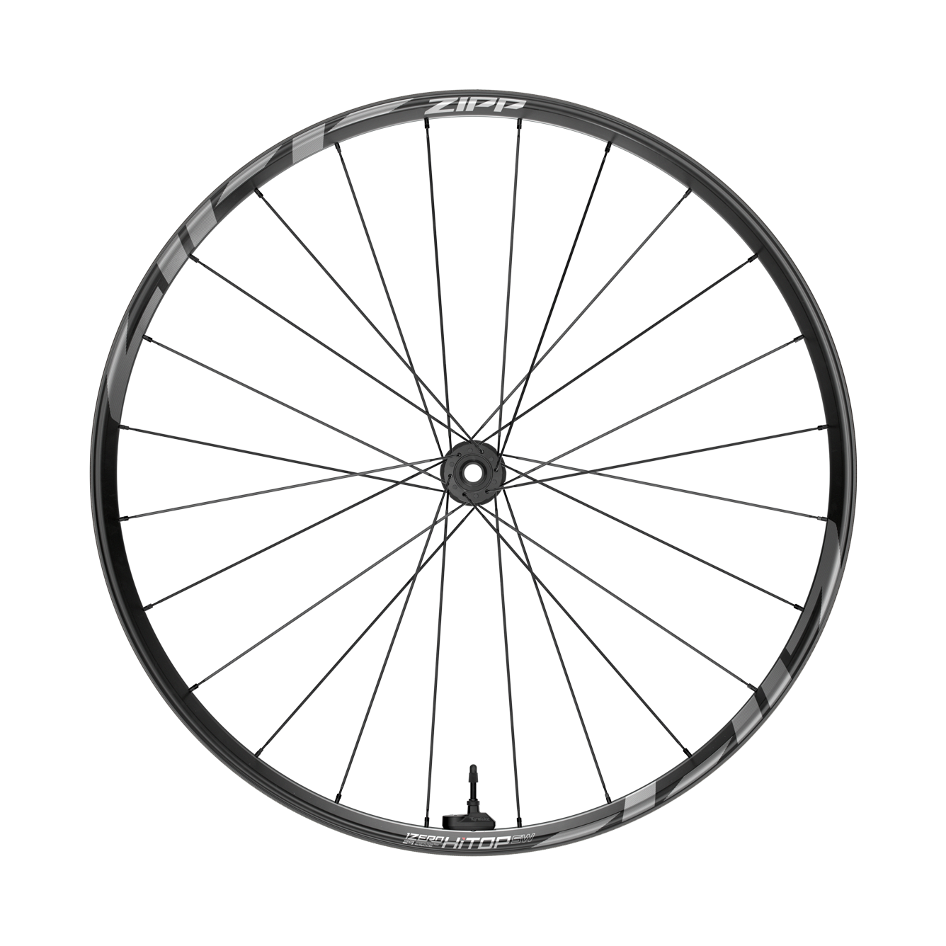 Zipp 1ZERO HITOP SW Carbon Mountain Wheels — Front-Silver