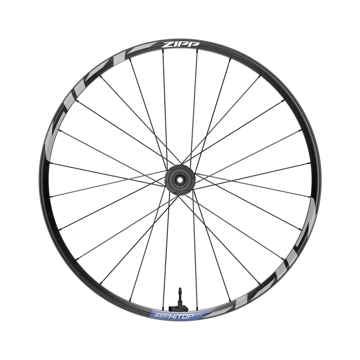Zipp 1ZERO HITOP SW Carbon Mountain Wheels — Rear-Blue