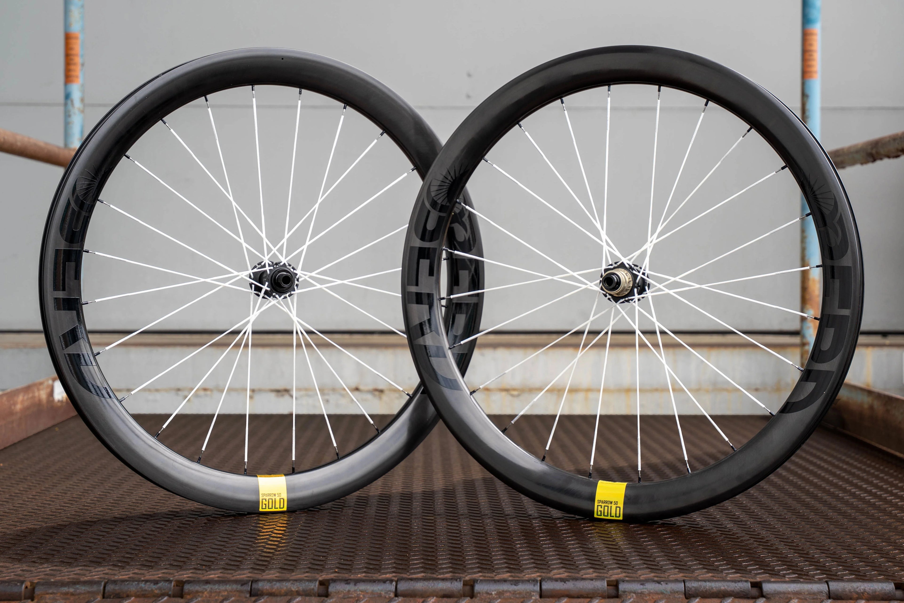Berd Sparrow50 Gold Carbon Wheels