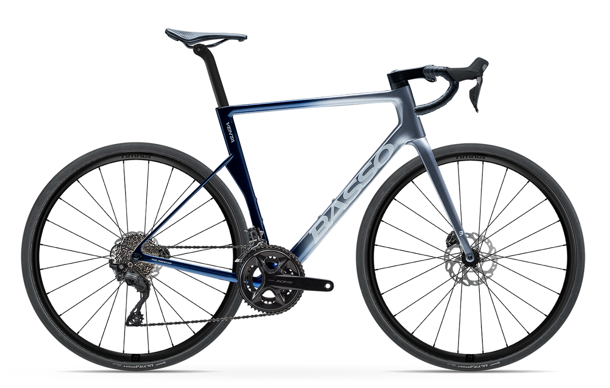Basso Venta R with Shimano 105 and Microtech Omnia wheels in Cyber