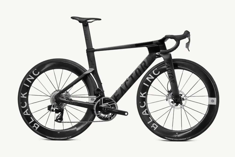 Factor ONE aero road bike in Onyx Black