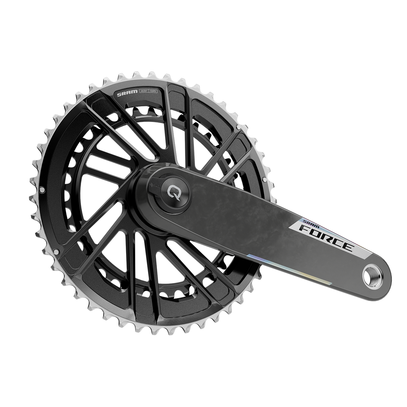 SRAM FORCE E1 AXS DUB 2x Power Meter Crankset — product