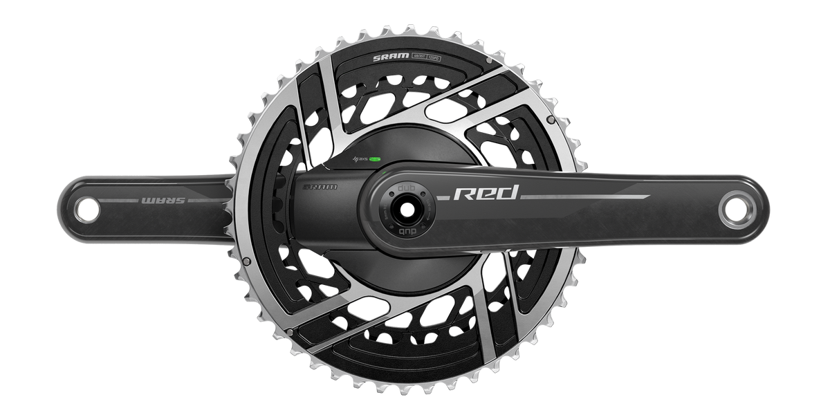 SRAM RED E1 AXS DUB 2x Power Meter Crankset — product
