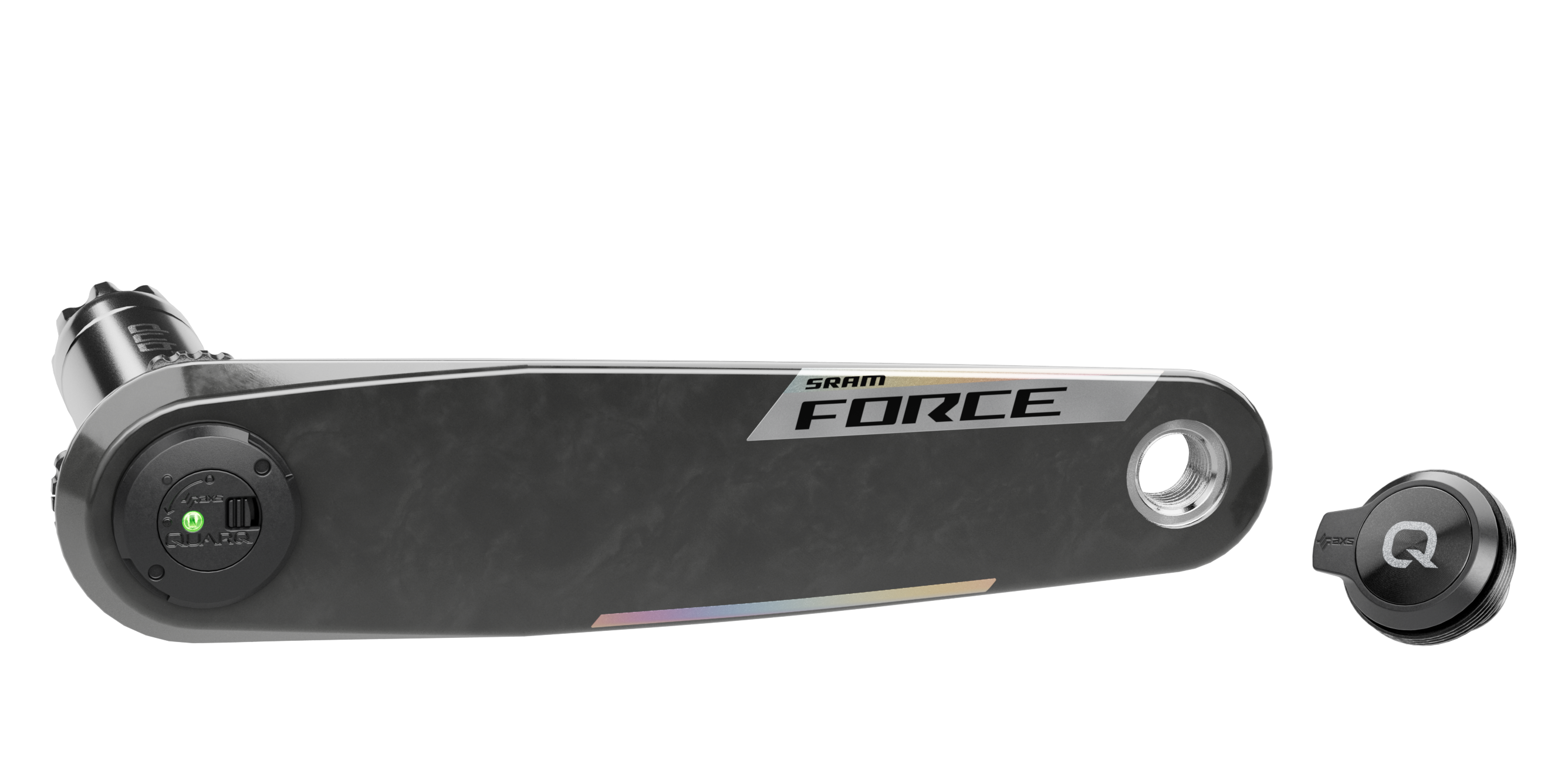 SRAM FORCE XPLR E1 DUB Wide Left Arm and Power Meter Spindle — product