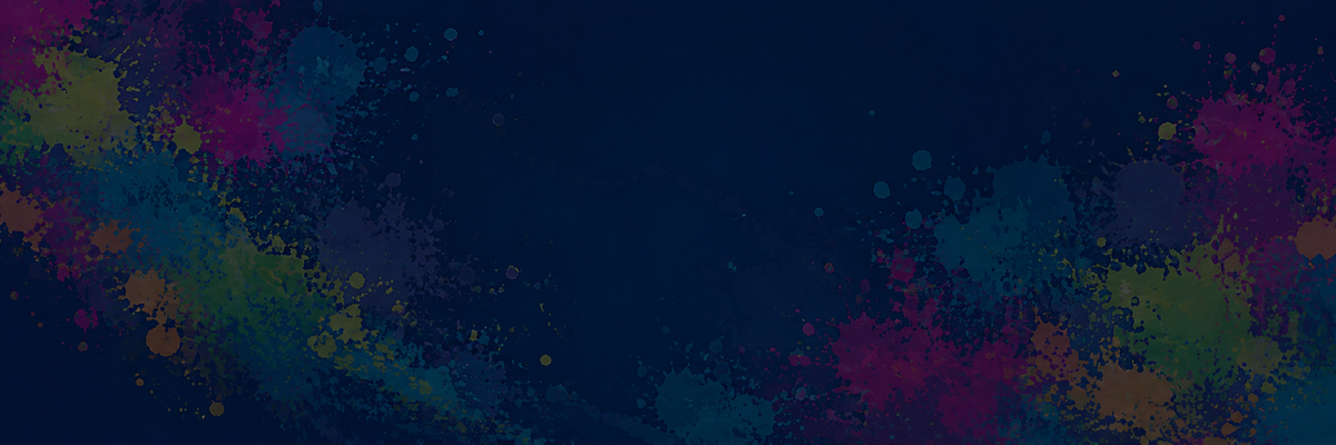 Dark navy Syndicate paint splash pattern