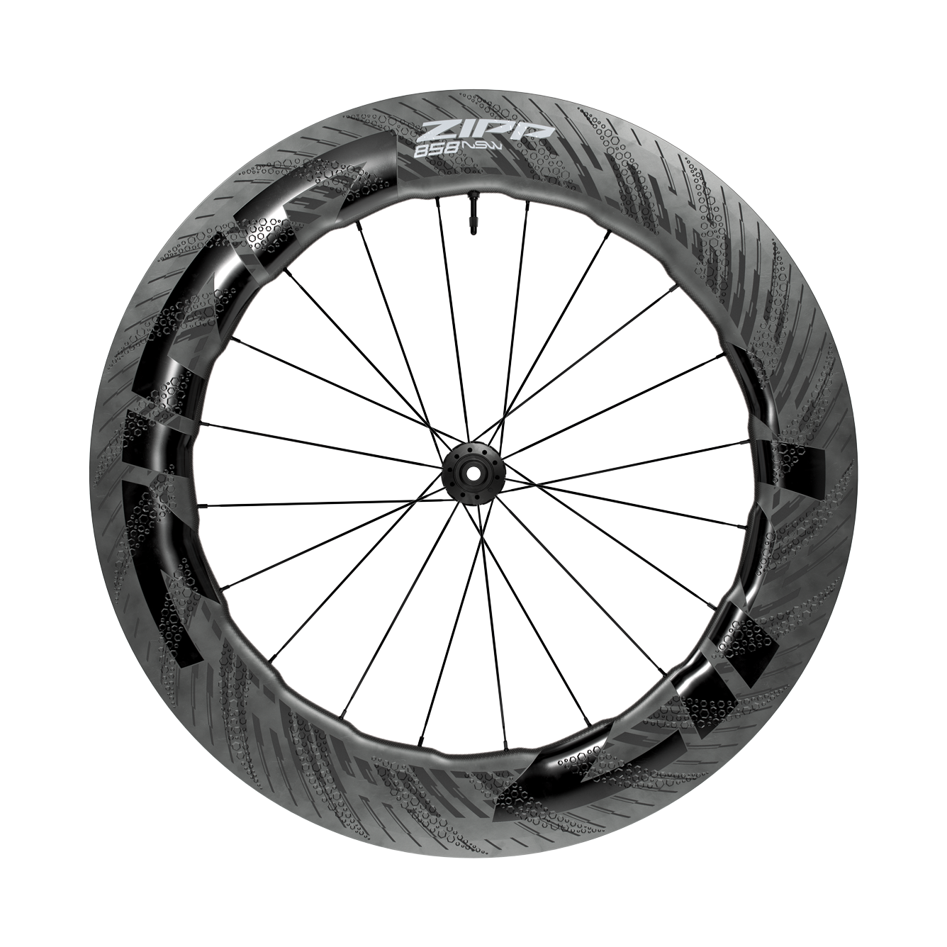 Zipp 858 NSW front wheel