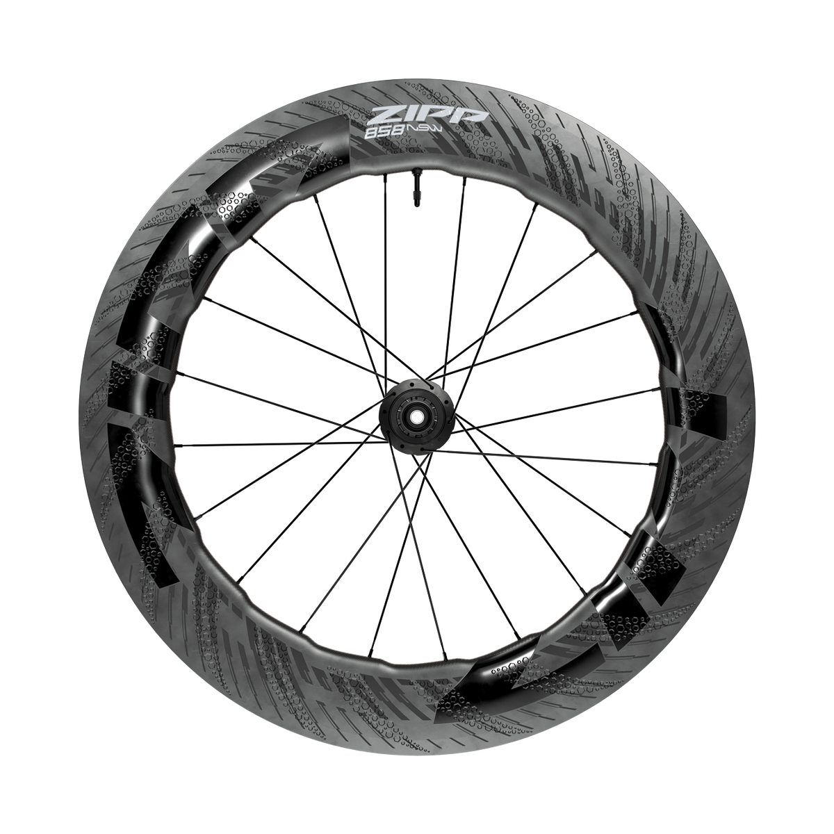 Zipp 858 NSW rear wheel